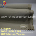 Plain Färben Nylon Taslon wasserdichtes Gewebe für Textiljacken (GLLML261)